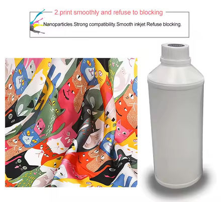 CMYK W Warna 500ml Dtf Pigmen Tinta Pencetakan Transfer Panas Untuk Printer Berbasis Air